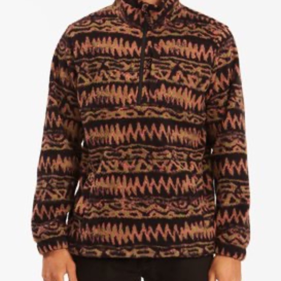 Billabong Other - BILLABONG Boundary Mock Neck Fleece